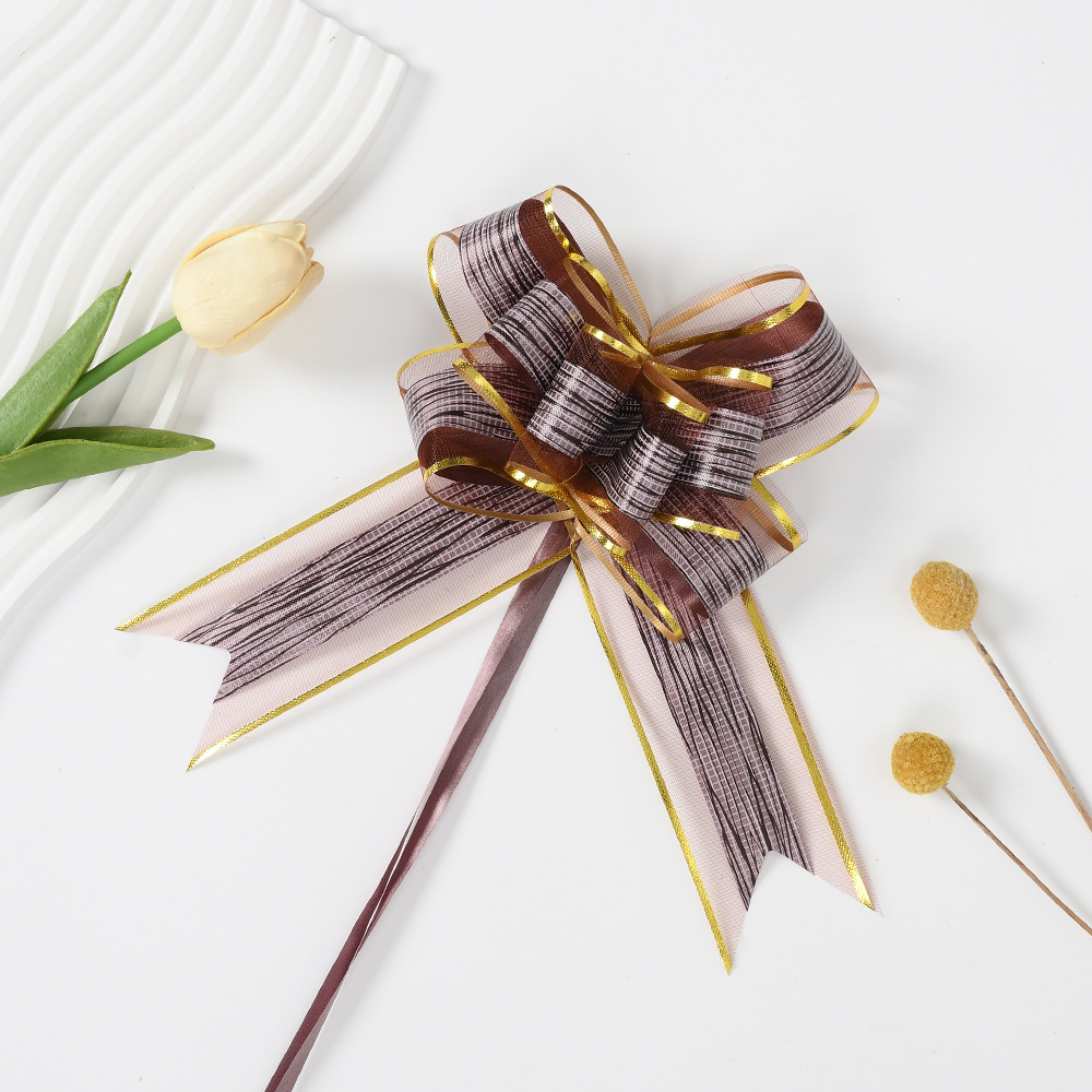 Cross-border 50 gran corteza de árbol de Phnom Penh nieve arco de flores de mano regalo de Navidad canasta de flores de embalaje de flores