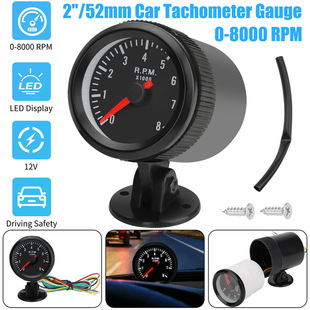 �羳���N2Ӣ��52mm��ɫ��׹�LED��܇�D�ٱ�0-8000RPM�m��1-8��