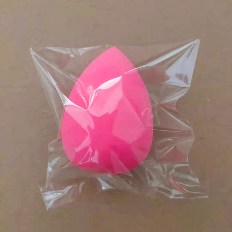 Esponja de Maquillaje (Forma Huevo/Gota), Corte Sesgado, en Bolsa OPP