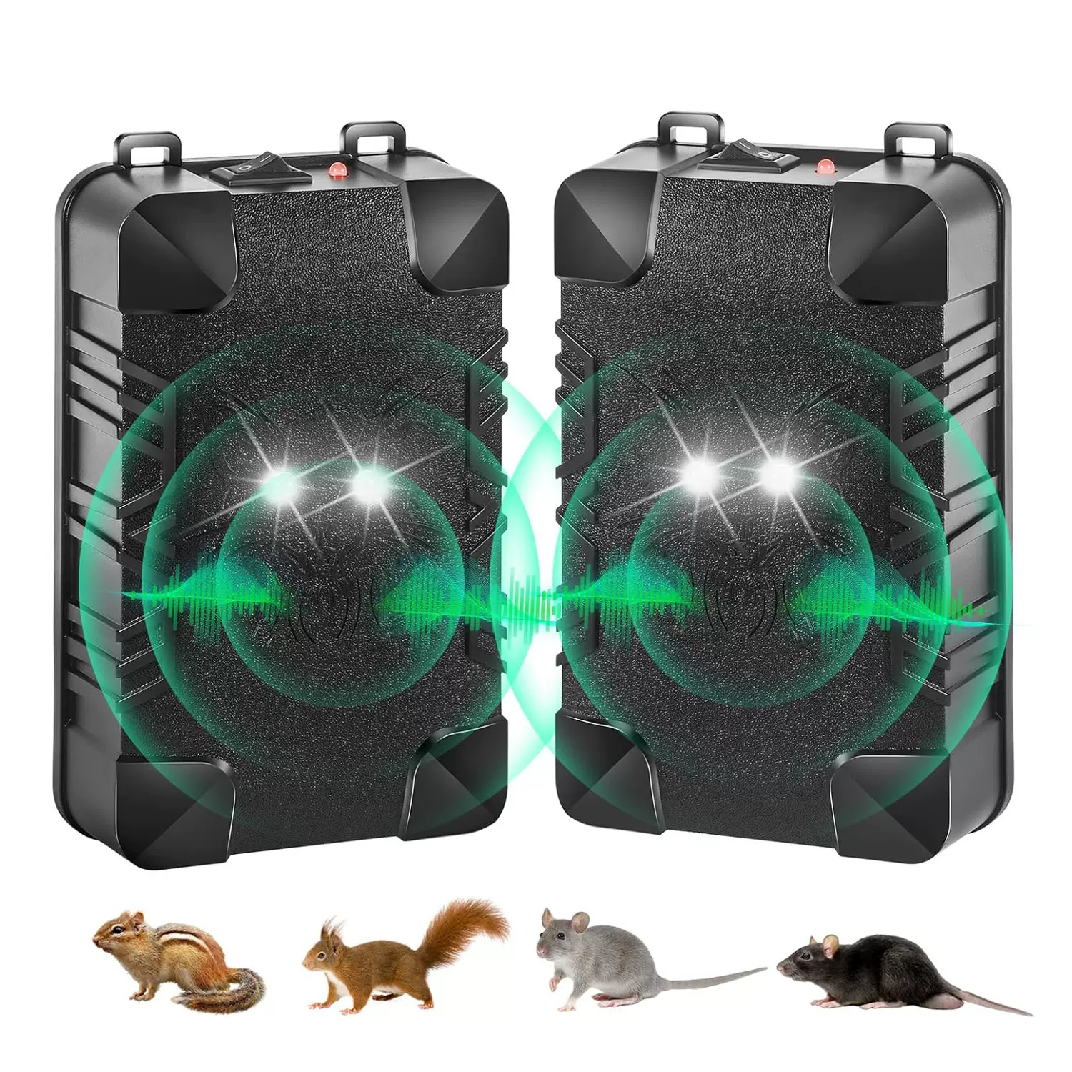 Ultrasonic Rodent Repeller for Car 跨境爆品车载驱鼠器驱动物
