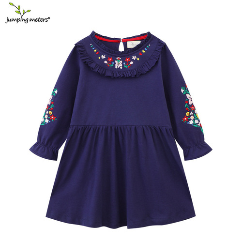 2025 Spring and Autumn European and American Girls' Dress Children's Knit Long Sleeve Baby Princess Dress