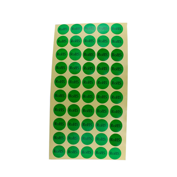 Green RoHS Copper Paper Dry Glores Gas Green Oval Environmental…