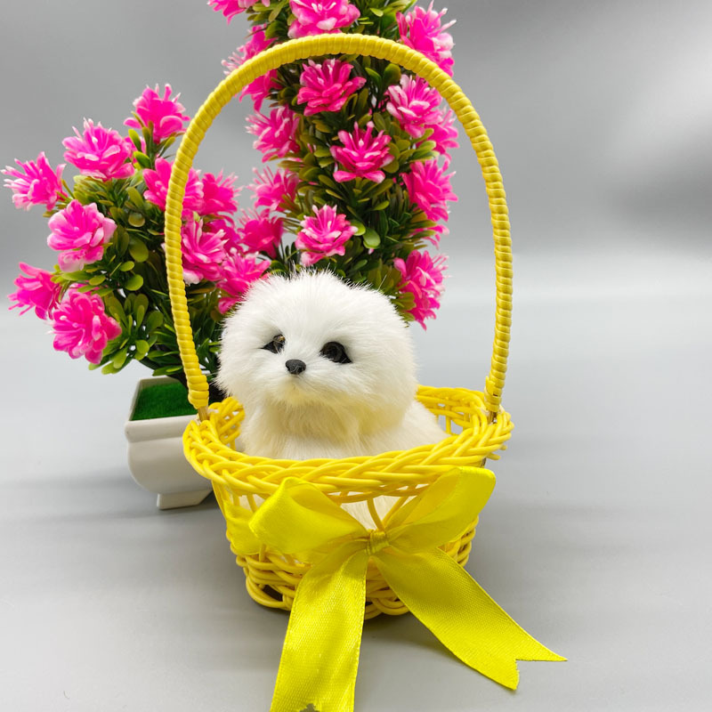 큰 노란색 바구니