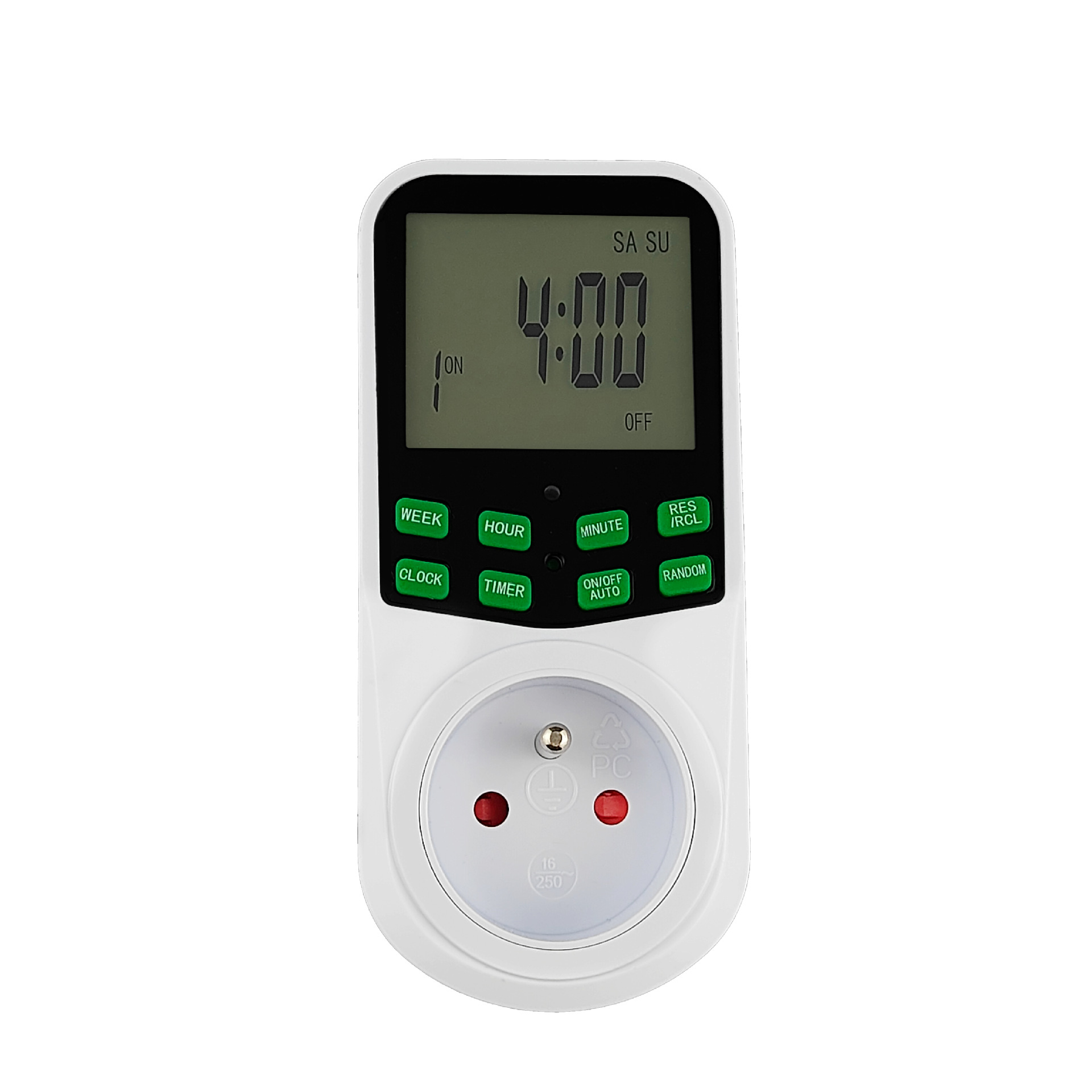 法式19组定时插座 新款多功能大屏幕定时器  厨房 电子定时器