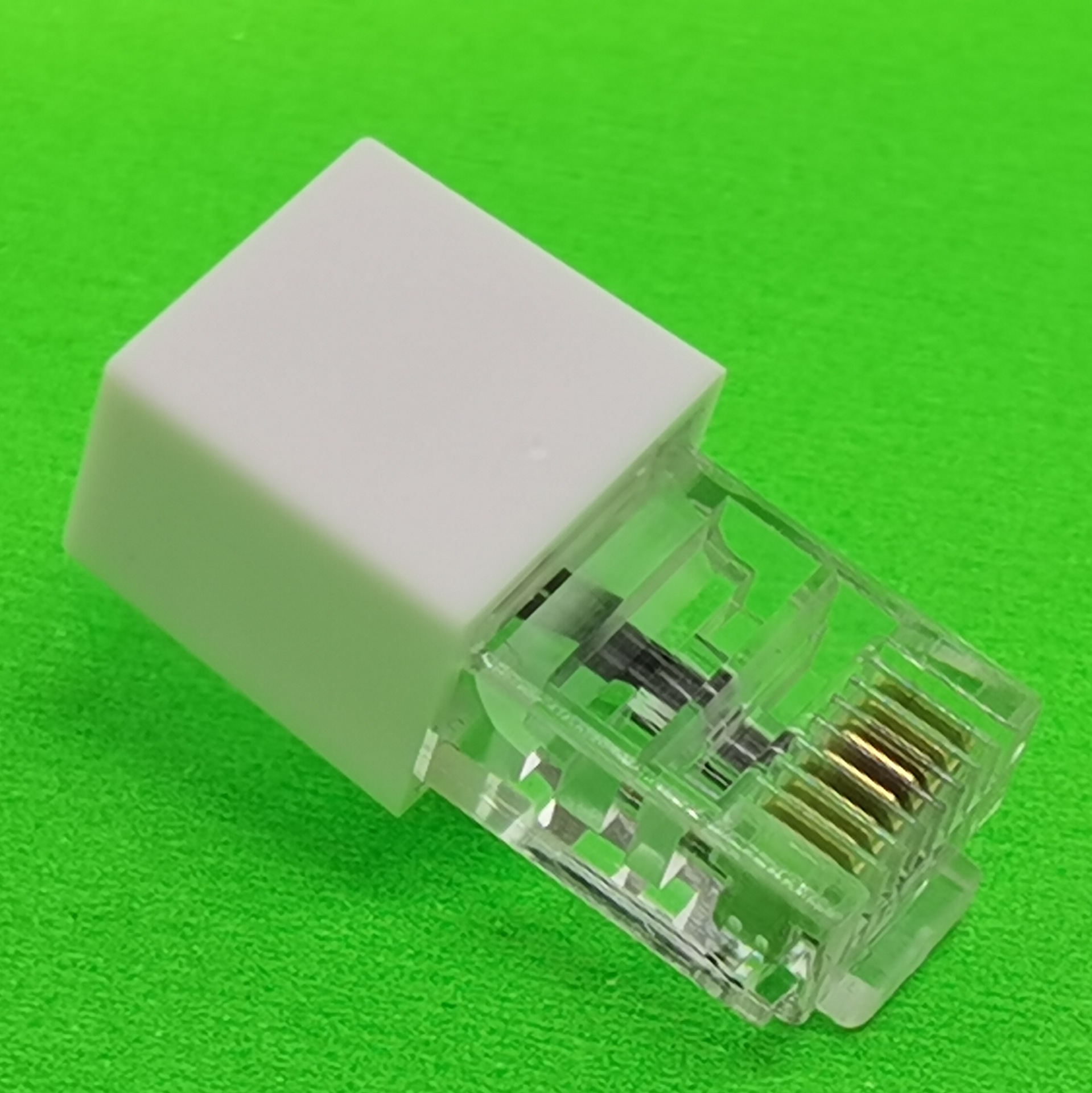 RJ45RJ50成型式8P8C网络水晶头PIN4或PIN5电阻短路自检测器