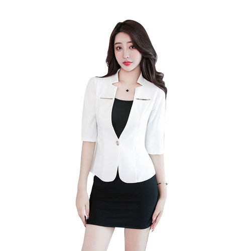 Foot bath technician work clothes foot therapist work clothes temperament front desk spa sauna foot massage technician 8070 mid-sleeve