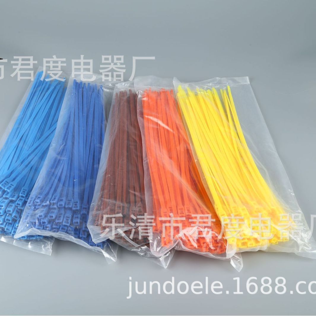 尼龙扎线带厂家批发，自锁式扎带，淘气堡扎带，彩色扎带