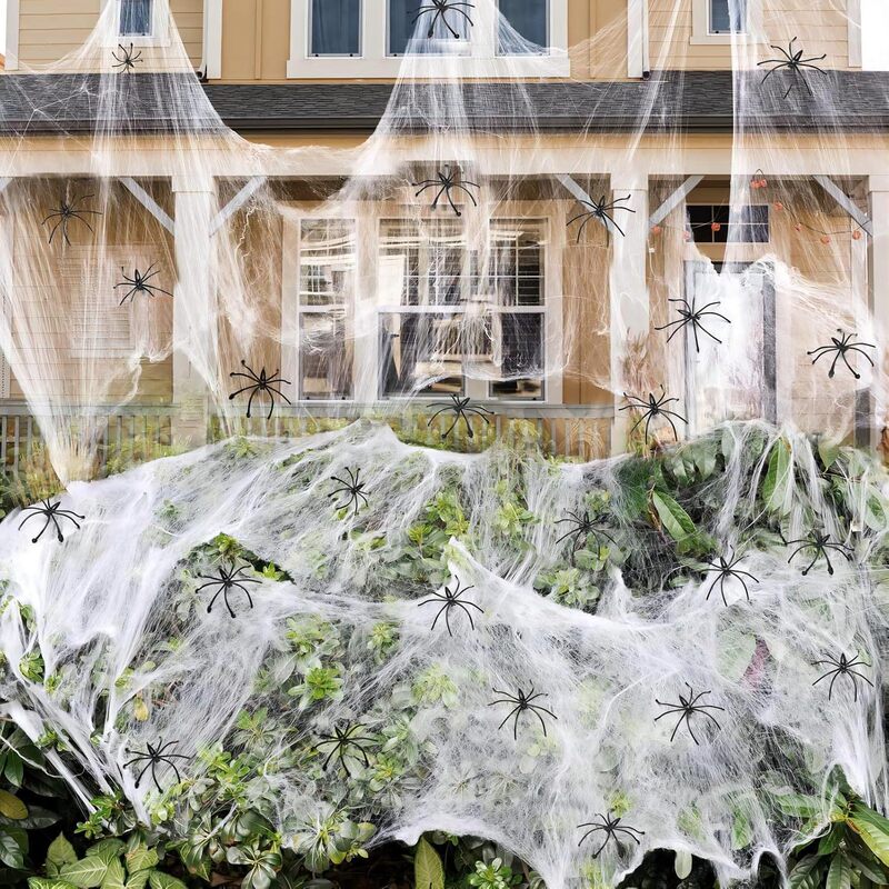 Halloween decoration Spider cotton spider web cross-border e-commerce special factory direct a large number of spot
