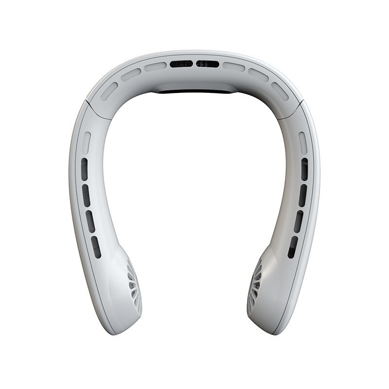 Modelo privado ventilador de cuello halter portátil carga USB para exteriores portátil multifuncional sin hojas mini ventilador pequeño regalo transfronterizo