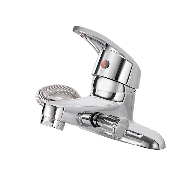 Baño de latón lavabo lavabo lavabo con boquilla de ducha ducha doble uso grifo frío y caliente