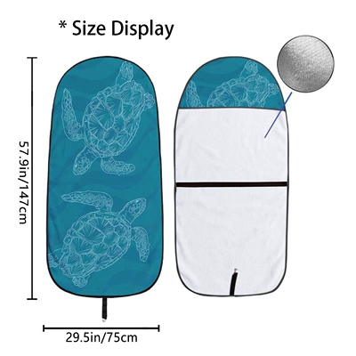 Car Seat Towel Cover Front Seat Protector Suitable for Gym and Exercise, Universal for All Seasons, Car Use 2 (Universal seat cover) - sfht021-75x150