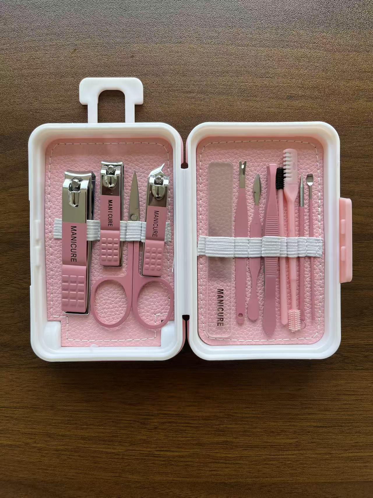 修甲护理旅行箱12件套指甲刀套装家用指甲钳指甲剪专用美甲工具
