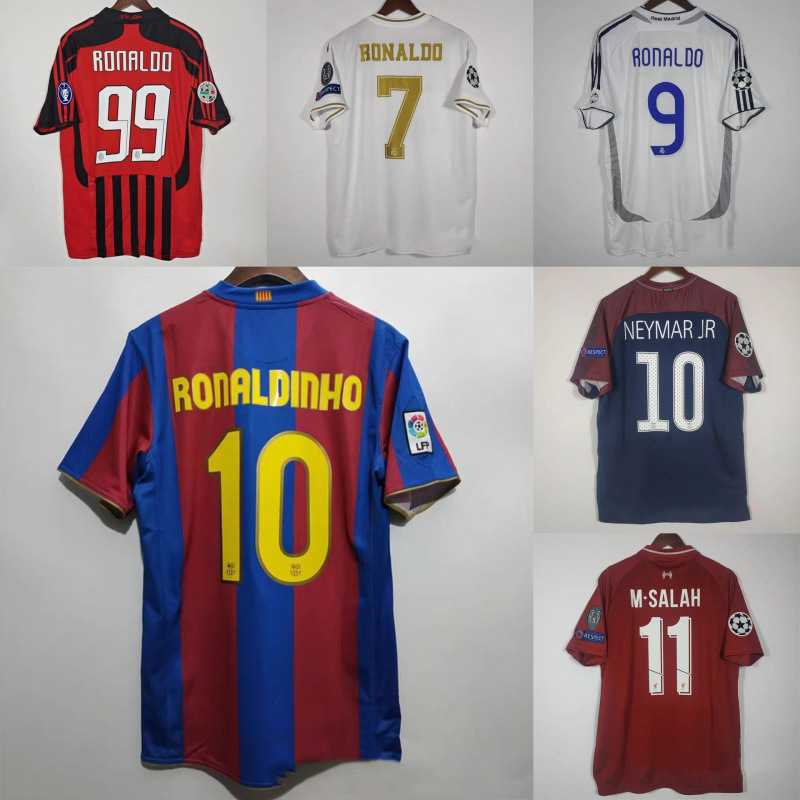 Retro Replica Classic Jerseys of Kaká, Cristiano Ronaldo, Neymar, and Ronaldinho Available for Dropshipping Retro Replica Classic Jerseys of Kaká, Cristiano Ronaldo, Neymar, and Ronaldinho Available for Dropshipping