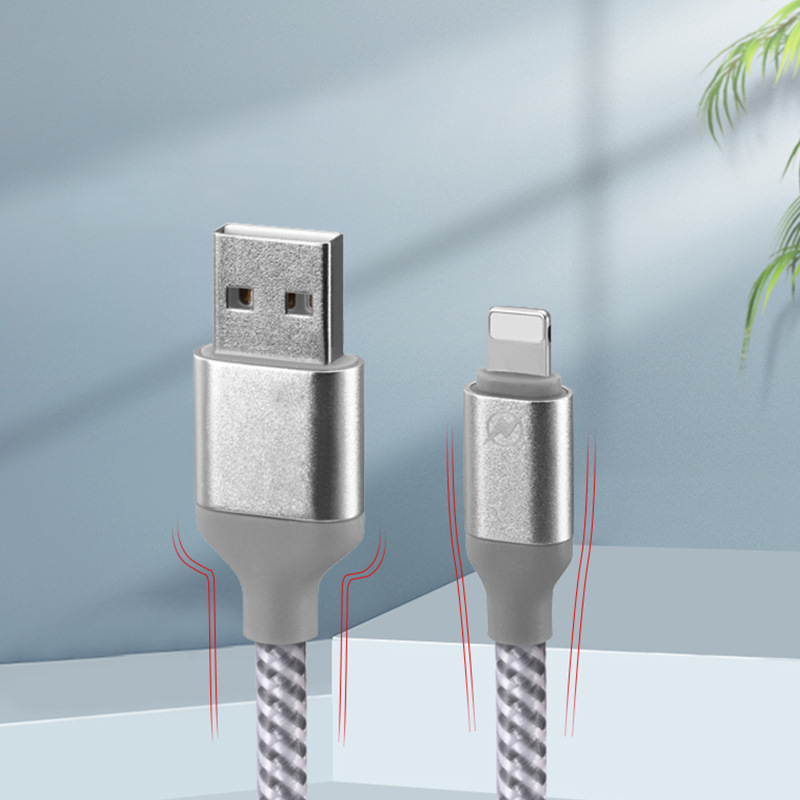 适用苹果数据线快充iPhone安卓type-c手机充电线阻燃仿原充电器线