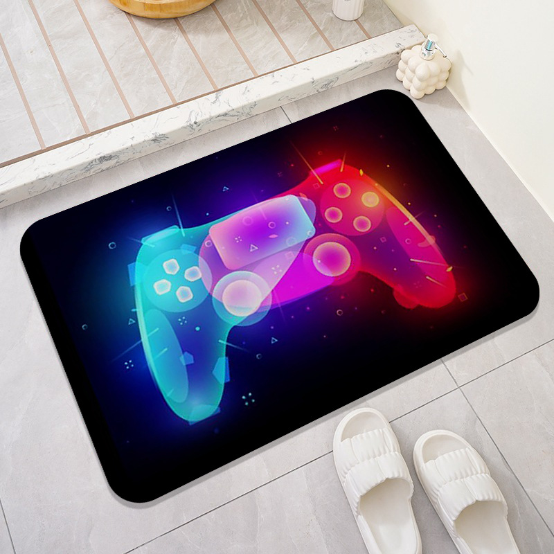 Juego de dibujos animados transfronterizo alfombra de videojuegos alfombra de dormitorio sala de juegos creativa e-sports alfombra de piso