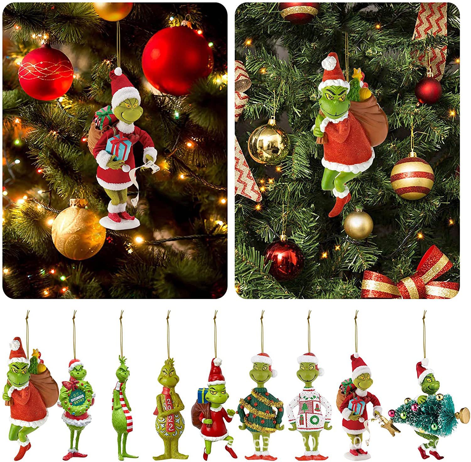 Christmas Fashion Cartoon Arylic Party Hanging Ornaments display picture 2