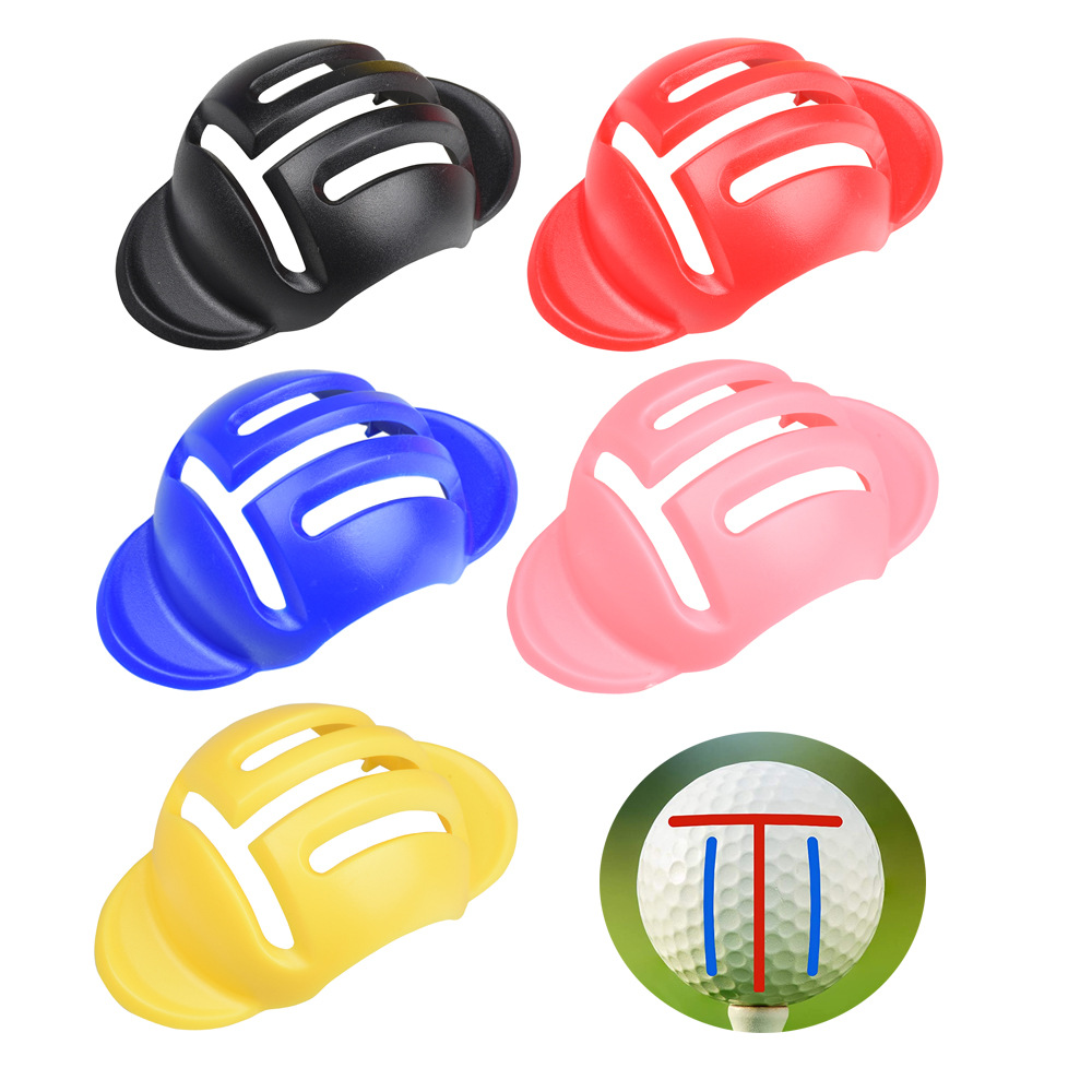 Máquina de trazado de golf Clip de dibujo Máquina de trazado de bolas Martulador Herramienta de trazado multifuncional de golf de tres líneas