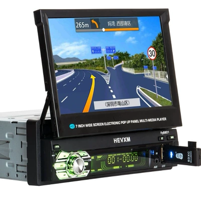 Car DVD player — Navigation Universal Car - 12v-9601-retractable-android-machine-navigation-voice-control-wifi-networking-standard-configuration