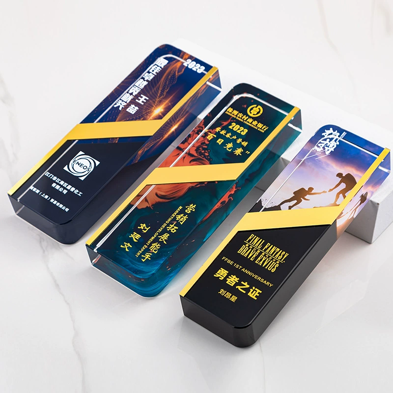 Crystal Trophy Сшитая новая медаль Высококачественная атмосферная креативная металлическая компания