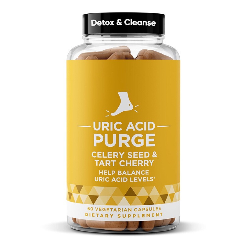 In Stock! Tk Amazon Cross-Border Bestseller 60 Capsules of Uric Acid Capsules Uric Acid Purge Supplement