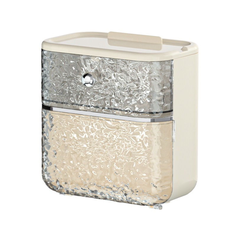 Caja de papel higiénico de baño, caja de dibujo impermeable magnética, estante de papel enrollado, estante de papel higiénico montado en la pared, caja de pañuelos de inodoro image 6