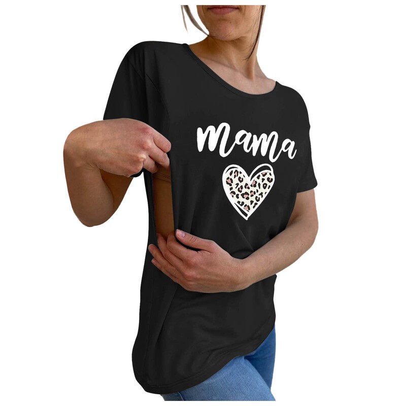 アマゾン欧米の対外貿易tシャツ女性半袖妊婦シャツ授乳服スポット卸売り|undefined