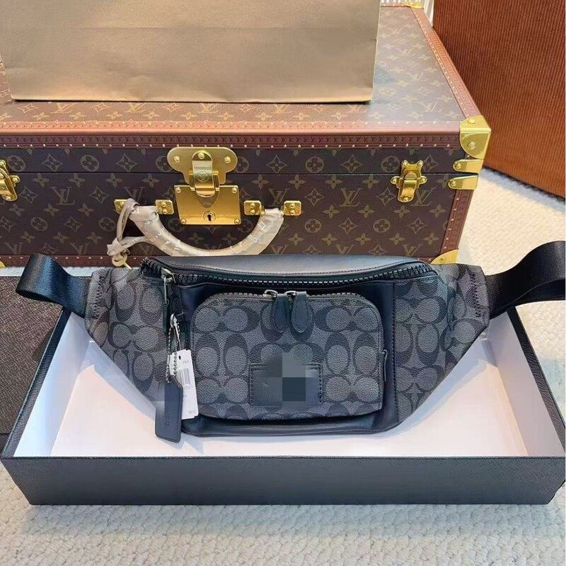 2025 Ole New Men's Waist Bag European and American Retro Classic Logo Presbyopic Warren Chest Bag Crossbody Bag 7877
