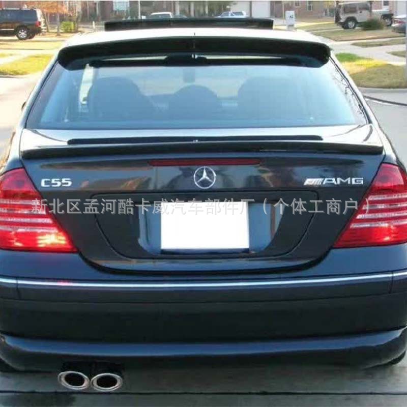 Suitable for 2001-2006 Mercedes-Benz C-Class W203 Modified C180 200 260 320 C55 Top Wing and Rear Wing