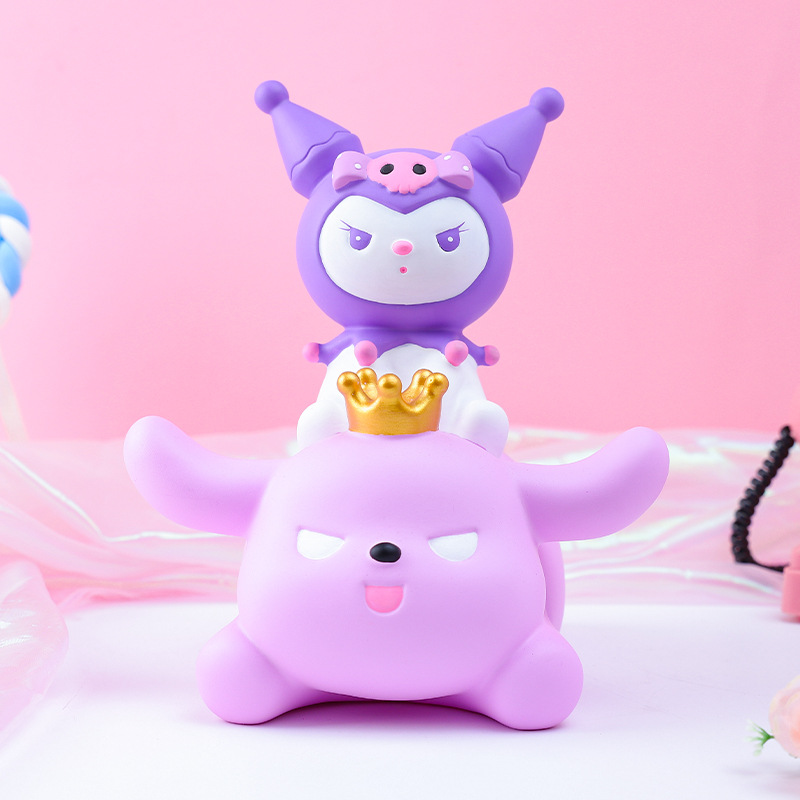 Emocional capabala alcancía vinilo durable alcancía regalo para niños decoración de escritorio entrega de una sola pieza