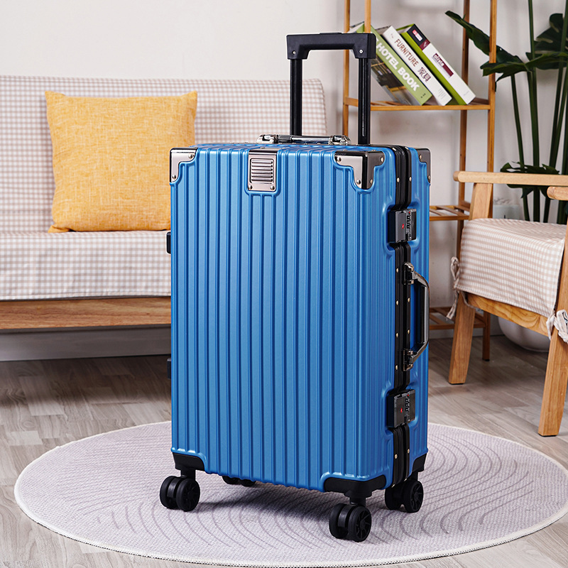 Japón y Corea del Sur de 20 pulgadas caja de cifrado de mujer cajas de tracción de gran capacidad maleta de embarque de negocios hombres y mujeres maletas de viaje maletas