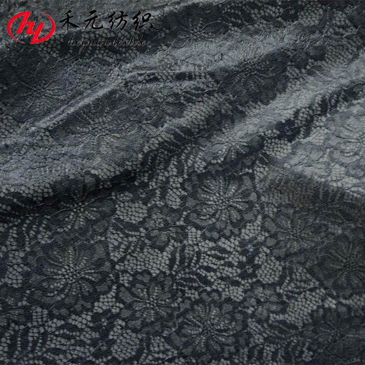 秋冬加厚复合蕾丝面料微弹柔软亲肤月季花女装旗袍礼服箱包布料