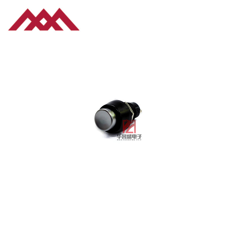 日本三山MIYAMA DS-464 自复位式按钮开关 2脚圆形 开孔10MM