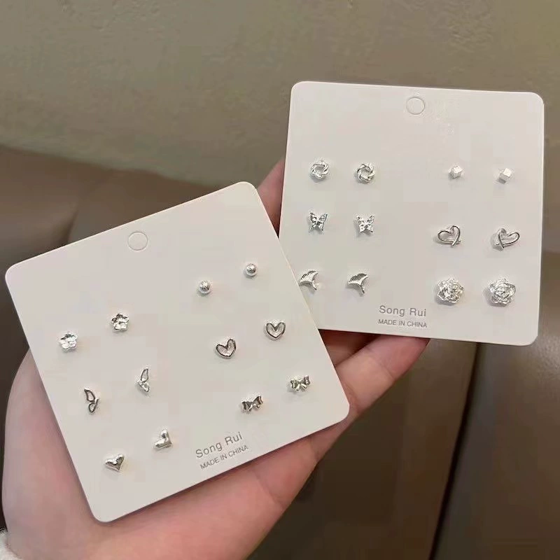 Earrings, jewelry, small design set, high-end