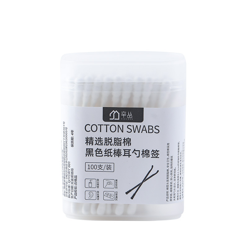 Hisopos de Algodón de Doble Punta de Algodón Absorbente Desechable para Maquillaje y Limpieza de Oídos