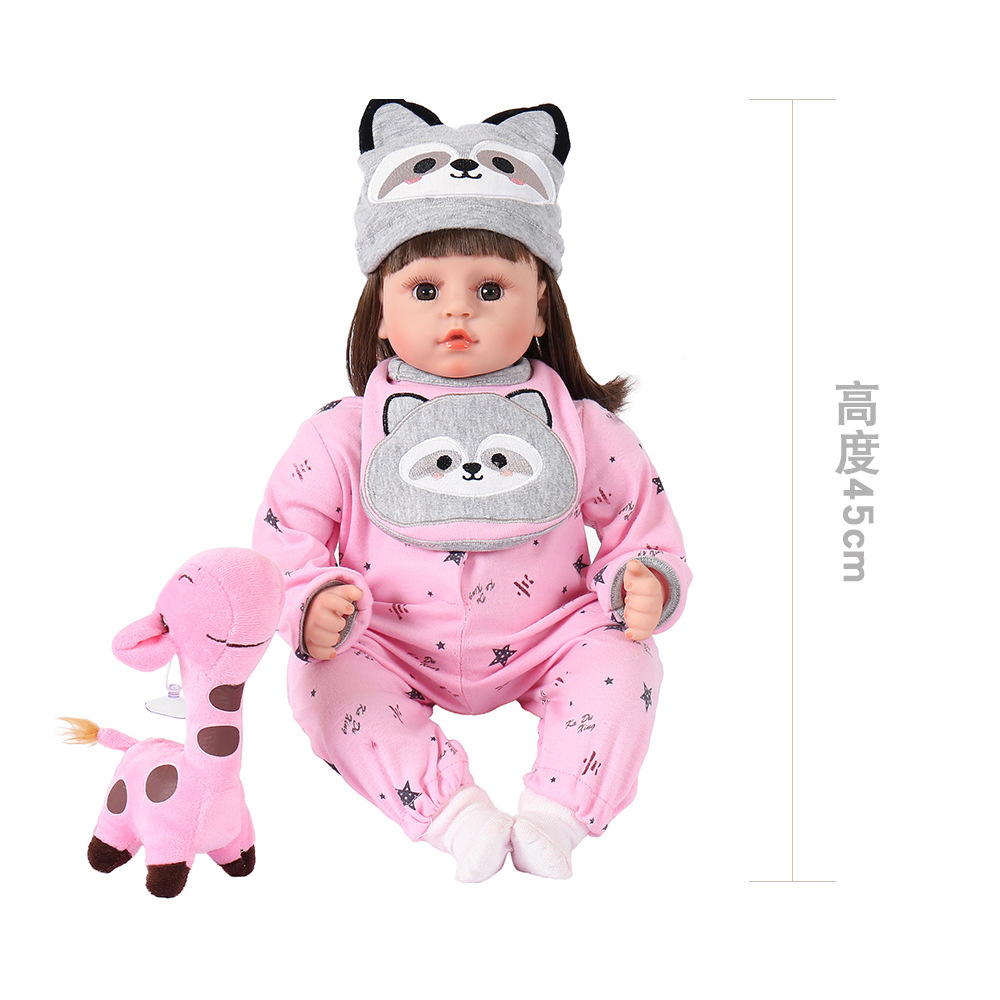 Big speaking reborn doll from soft rubber plastic for dressing up