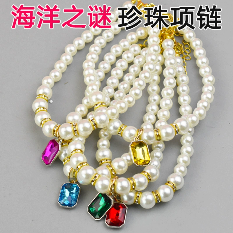 Кошка Кристалл Кулон Жемчужное Ожерелье Собака Ювелирные Изделия Жемчужное Ожерелье Воротник