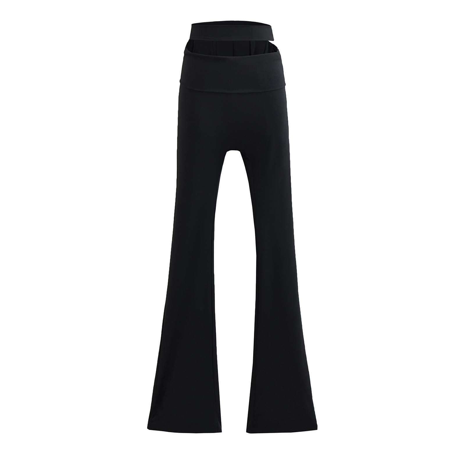 Abbigliamento donna 2024 estate nuovo stile vita cava taglio pantaloni elastici slim fit_voghion.com