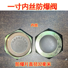 气化炉锅炉配件 内丝防爆阀爆破片 内六角泄压阀通用型锅炉配件