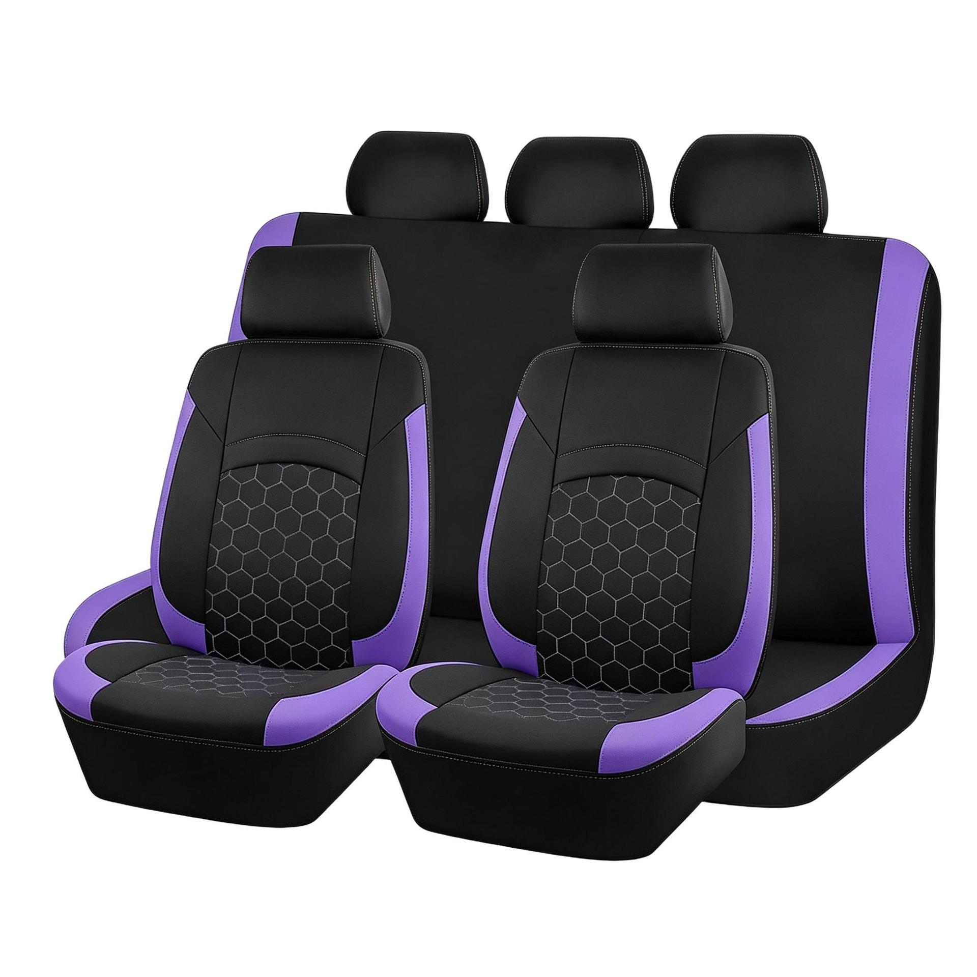 Foreign trade, Mexico, TEMU universal bracket-style football-themed car seat covers, direct from the manufacturer, 9-piece set, large quantities available for cross-border sales