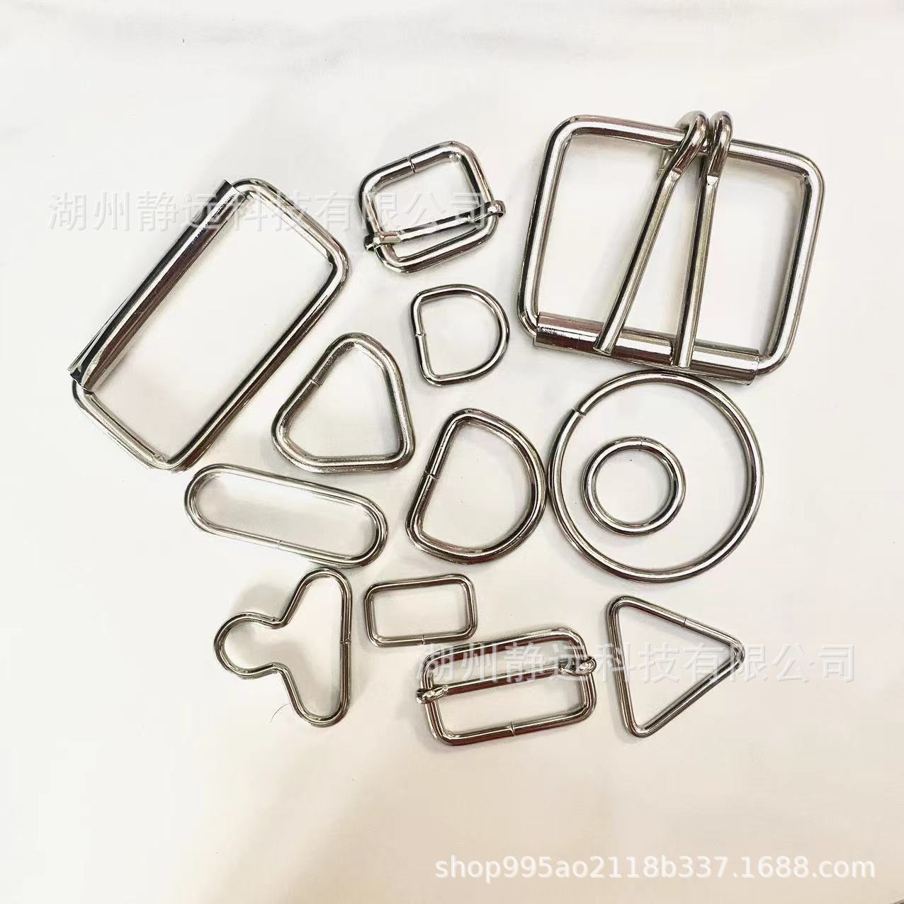 定制五金滚筒扣钥匙金属D型d字扣铁线圆圈三角日字扣