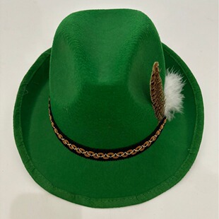 Factory Wholesale Custom-Made German Beer Festival Top Hat Beer Hat Carnival Hat Stereotypes Cap