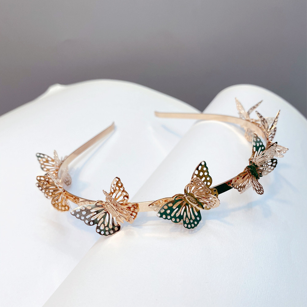 Diadema De Mariposa Hueca De Moda display picture 6