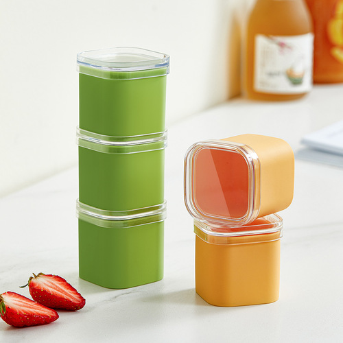 Square ice cube ice cream dual-purpose mold small ice mold jelly food supplement artifact sealed single-pack ice cube mold silicone