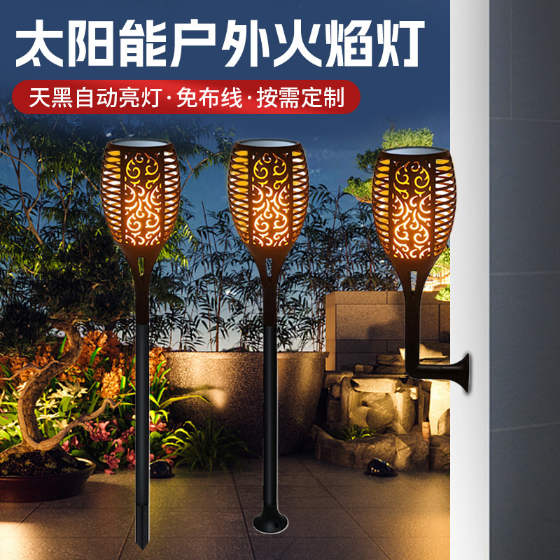Transfronterizo solar exterior lámpara de patio casa impermeable jardín villa tierra lámpara de césped paisaje decoración lámpara de calle