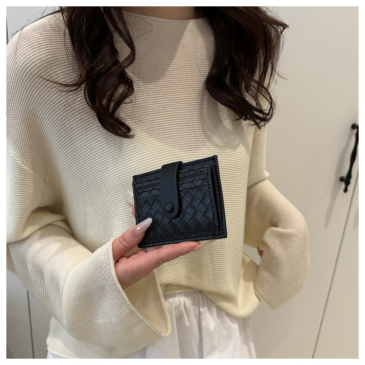33g Weight Polyester Lining Material Magnetic Buckle Closure Type / Strap Type Card Holder Bags Type Daily Occasion PU Material Solid Color Pattern All Seasons Season Unisex Gender Basic, Classic Style Style Square Shape Unisex Solid Color PU Magnetic Buckle Card Holders 10