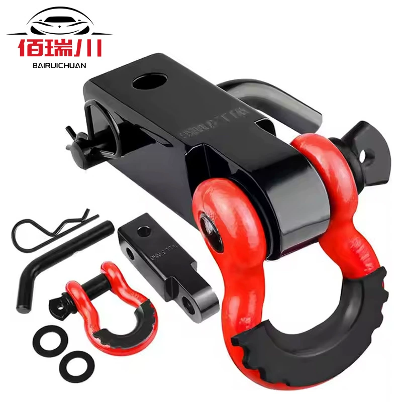 Фаркоп с креплением 2 дюйма, грузоподъемность 45 000 фунтов, с крюком 5/8 дюйма и кольцом 3/4D