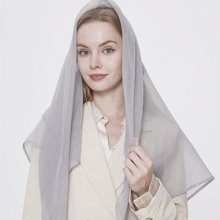 Cross-Border New Autumn and Winter Fashion Muslim Southeast Asia Popular Shawl Versatile Women's Pleated Shawl Manufacturer Wholesale