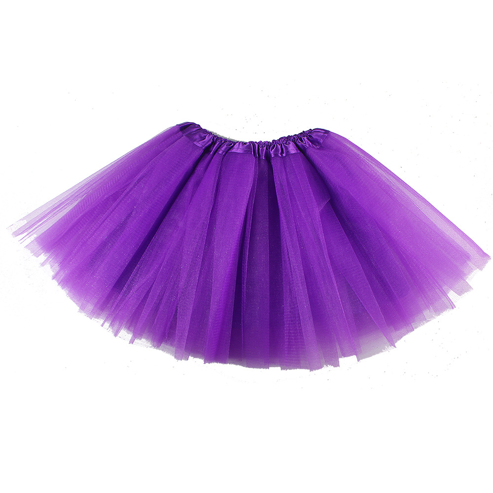 Comercio exterior Amazon con forro pettiskirt falda niños niña verano malla falda fábrica directa punto