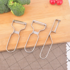 廠家直供不鏽鋼削皮刀多功能瓜果刨刀家用土豆削皮器水果刮皮刀