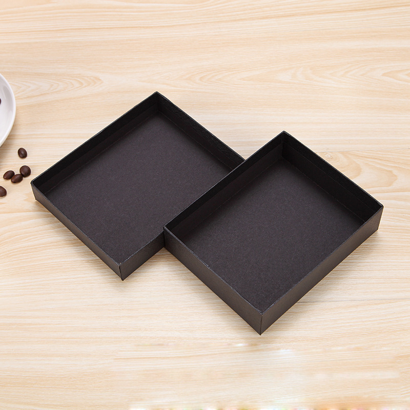 钱包纸盒礼品盒天地盖黑色，分销专拍，单拍不发货。